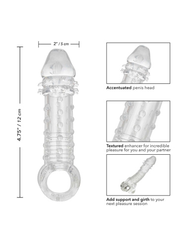 California Exotic Novelties Transparent Ultimate Extender - Насадка 16х4.5 см (прозрачная)