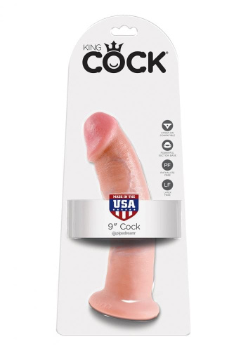 Большой фаллоимитатор Pipedream King Cock 9, 23 см