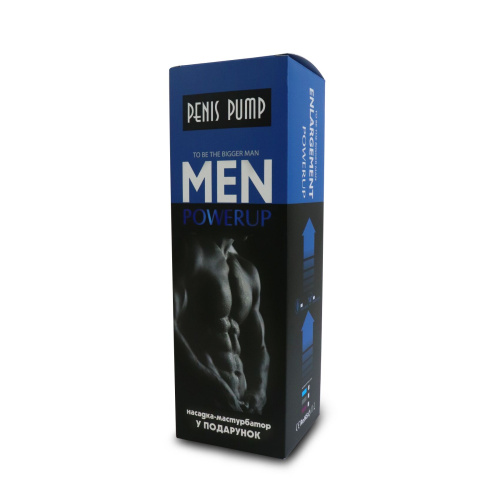 Men Powerup - Автоматическая вакуумная помпа на батарейках, 20х5.9 см