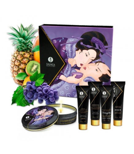 Shunga - GEISHAS SECRETS - Подарочный набор Exotic Fruits: для шикарной ночи вдвоем