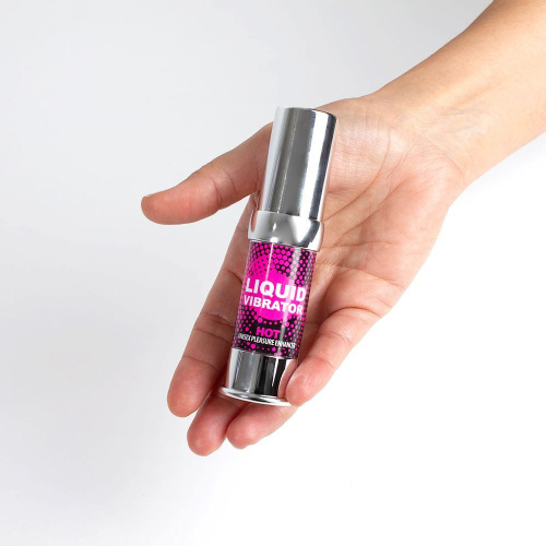 Жидкий вибратор Secret Play Liquid Vibrator Hot, 15 мл (клубника)