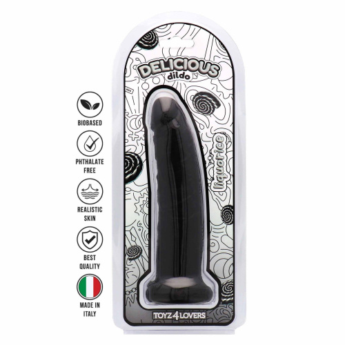 Фаллоимитатор с ароматом лакрицы Toyz4lovers Delicious Dildo Liquorice, 19,5 см