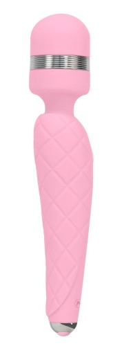 Pillow Talk Cheeky Pink- Вибратор-микрофон с кристаллом Swarovsky, 20,6х3,9 см. (розовый)