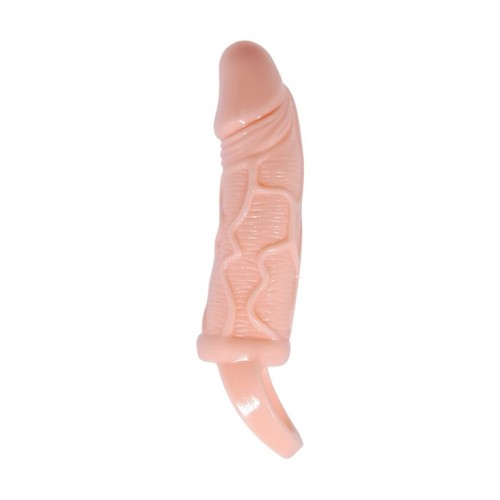 Pretty Love Carson Penis Sleeve Vibration Flesh - Насадка на пенис, 13,5 см (телесный)