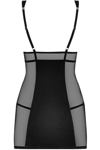 Сексуальное платье Obsessive 823-DRE-1, L/XL (Черный, L/XL)