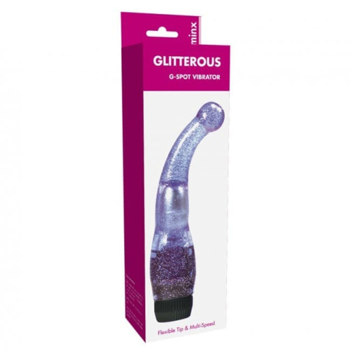 Minx Glitterous G Spot - Вибратор для точки G, 20х4.5 см