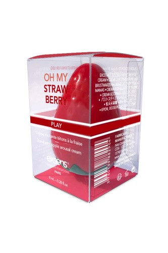 EXSENS Oh My Strawberry - Возбуждающий крем для сосков, съедобный, 8 мл (клубника)