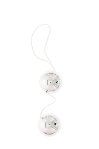 Vibratone Duo Balls Blistercard - Вагинальные шарики, 3,5 см (серебряный)