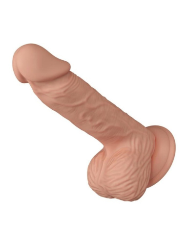 Beautiful Encounter Dildo Flesh - Фалоімітатор на присосці, 14х4.4 см (тілесний) - купити в Києві, Україні