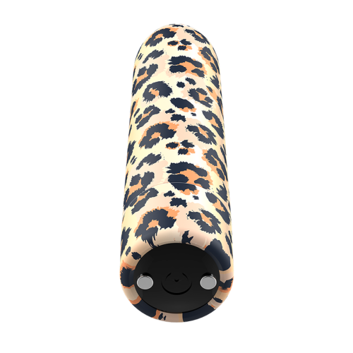 Custom Bullets - Leopard - Мощная вибропуля, 6.25х2 см (леопардовый)