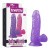 LoveToy Jelly Studs Crystal Dildo Small 6"  - Фаллоимитатор с мошонкой, 15 см