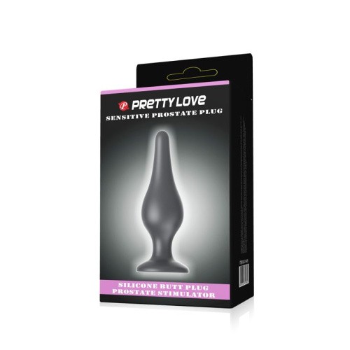 Pretty Love Sensitive Prostate Plug Black - Анальна пробка, 14 см (чорний) - купити в Києві, Україні