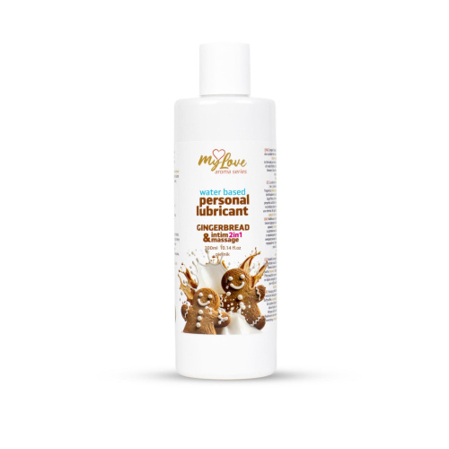 2в1 лубрикант и массажный гель - MyLove Aroma Series Intim&Massage Gingerbread, 300 мл
