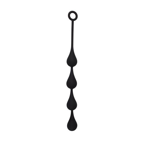 Chisa Black Mont Anal Penetrator M - анальная цепочка, 41х3.9 см