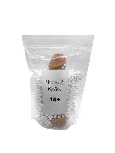 Чистий Кайф Brown size S - Крафтове мило-член із присоскою, 12х2,6 см (коричневий) - купити в Києві, Україні