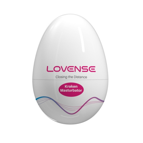 Lovense Kraken masturbator egg - Мастурбатор, 6,2 см (белый)