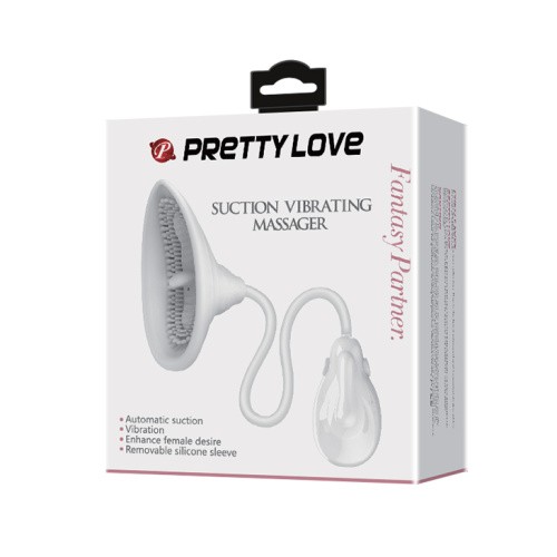 Pretty Love Passionate Lover Breast and Clit Pump - Помпа для клитора с вибрацией, 10.4х4.9 см