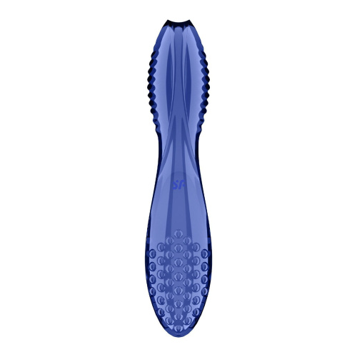 Двусторонний стеклянный дилдо Satisfyer Dazzling Crystal 2