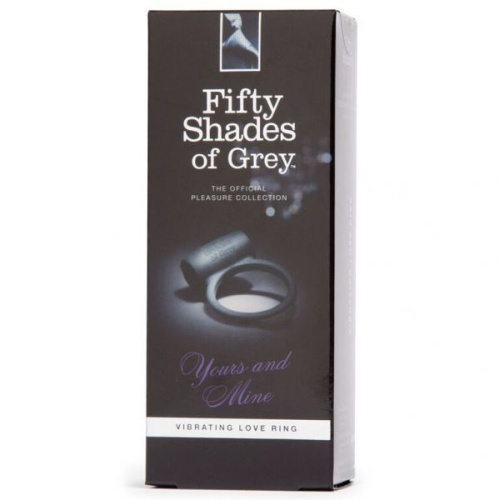 Fifty Shades of Grey Vibrating Love Ring - виброкольцо, 5х3.4 см (черный)