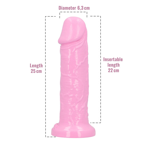 Фалоімітатор з ароматом жуйки- Toyz4lovers Delicious Dildo Bubble Gum, 25 см - купити в Україні | Секс шоп SEX-SHOP.ua