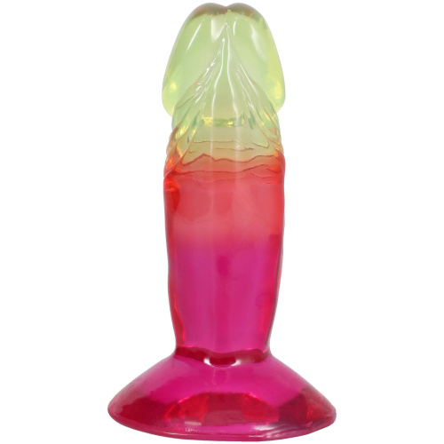 Дилдо Doc Johnson Crystal Jellies 4.5 Inch Rainbow, 12,1 см - купити в Україні | Секс шоп SEX-SHOP.ua