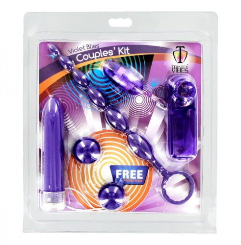 Master Series Violet Bliss Couples Kit - Набор секс игрушек