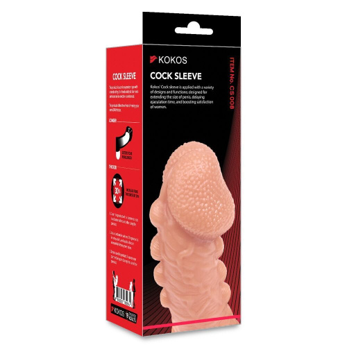 Насадка на член Kokos Cock Sleeve CS 008, S
