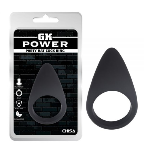 Party Hat Cock Ring силиконовое эрекционное кольцо со стимулятором клитора, 9.9х6 см