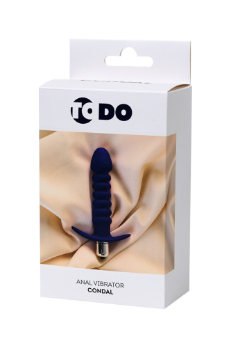 ToDo By Toyfa Condal Анальная пробка с вибрацией, 14 см (фиолетовый)