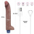 Реалистичный вибратор LoveToy Real Softee Rechargeable Silicone Vibrating Dildo 11", 27 см