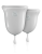 Jimmyjane Menstrual Cups - набор менструальных чаш, 14 мл и 21 мл (прозрачный) Jimmyjane Menstrual Cups - набор менструальных чаш, 14 мл и 21 мл (прозрачный)
