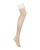 Obsessive Heavenlly stockings - тонкие чулки на кружевном манжете, M/L (бежевый с белым) Obsessive Heavenlly stockings - тонкие чулки на кружевном манжете, M/L (бежевый с белым)