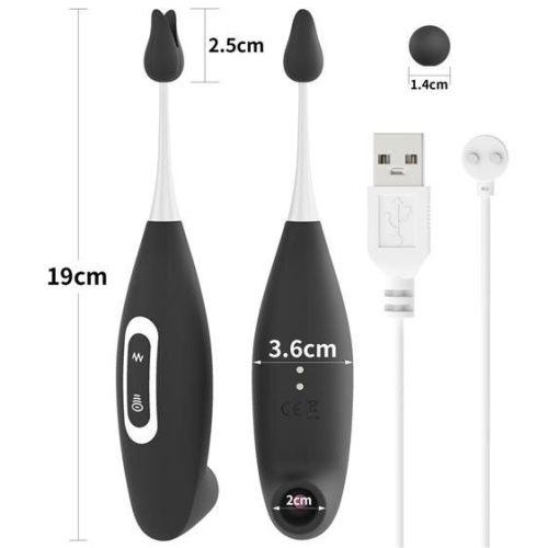Двухсторонний стимулятор клитора LoveToy IJOY Clit Pro вакуум и вибрация