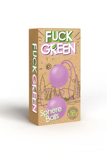 Fuck Green Sphere Balls - Вагинальные шарики, 3,2 см (розовый)