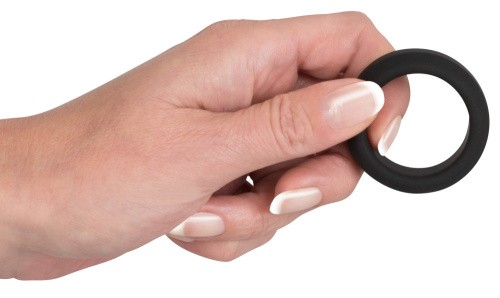 Black Velvets Cock Ring - ерекційне кільце, 3.2 см (чорний) - купити в Києві, Україні