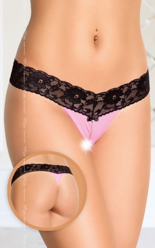 SoftLine - G-String 2409 - Трусики, S/M (розовые)
