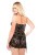 Мини платье без бретелей и стринги Fantasy Lingerie, XL/XXL