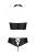 Passion Nancy Bikini - Комплект из эко-кожи: бра и трусики с имитацией шнуровки, L/XL (чёрный) Passion Nancy Bikini - Комплект из эко-кожи: бра и трусики с имитацией шнуровки, L/XL (чёрный)