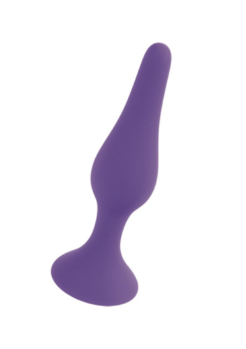 Boss Silicone Plug Purple Medium - Анальная пробка, 11 см (фиолетовый)