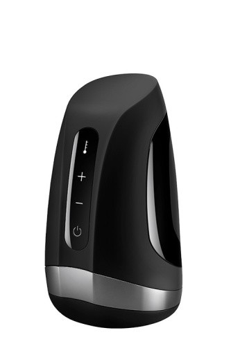 Satisfyer Men Heat Vibration - Маструбатор з функцією нагріву, 14х7 см (чорний) - купити в Києві, Україні