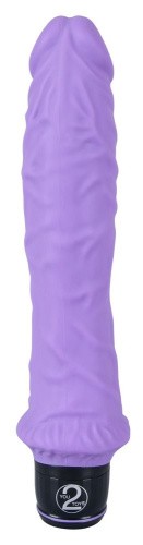 Orion - Vibra Lotus Lila Vibrator - Реалистичный вибратор, 22х4.5 см