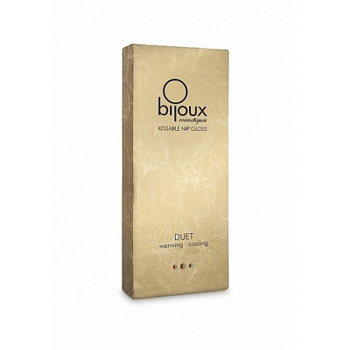 Bijoux Indiscrets Kissable Nip Gloss Duet - Зігріваючий та охолодний блиск для сосків, 2х13 мл - купити в Києві, Україні