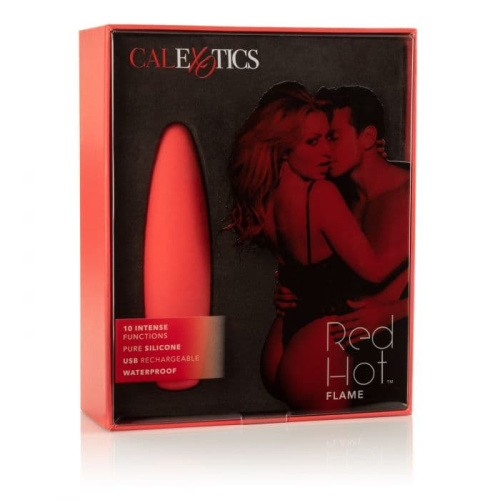 CalExotic Red Hot Flame вибромассажер 12х3.25 см