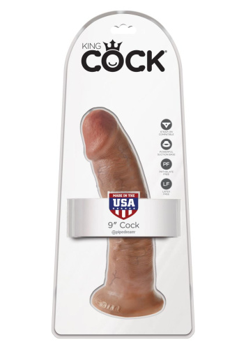 Большой фаллоимитатор Pipedream King Cock 9, 23 см