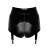 Виниловые шортики с доступом и подвязками Noir Handmade F325 Glam, 3XL Виниловые шортики с доступом и подвязками Noir Handmade F325 Glam, 3XL