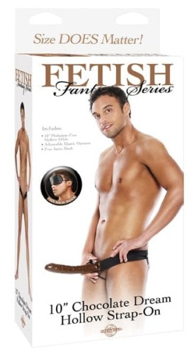 Страпон для мужчин Fetish Fantasy Series 10" Hollow Strap-On, 25 см