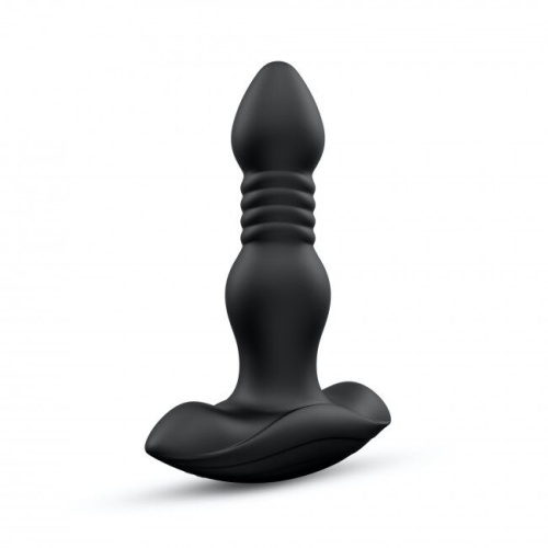Dorcel Deep Stormer анальная пробка с вибрацией и пульсацией, 15х3.7 см (чёрный)