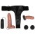 Baile - Ultra Passionate Double Harness 6.2' Flesh Vibrating - Страпон, 16х4 см