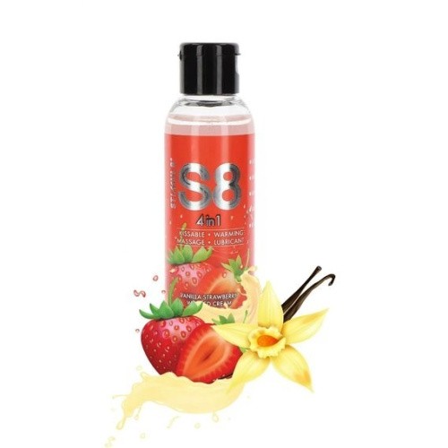Лубрикант на водній основі Stimul8 4-in-1 Dessert Lube, 125 мл (полуниця ваніль) - купити в Києві, Україні