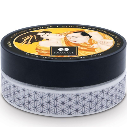 Пудра для оральных ласк Shunga Body Powder Luscious Mango, 75 г (манго)